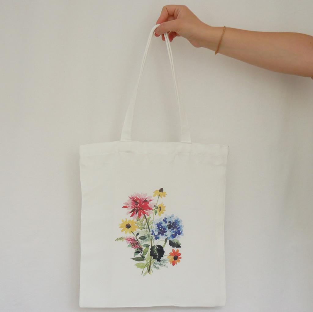 Flower Power tote bag